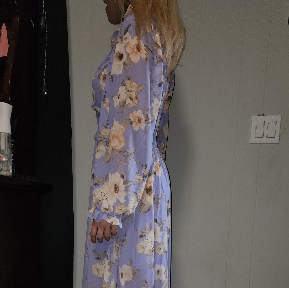 NWT Gorgeous Akira Boho Floral Maxi Dress - Picture 5 of 10